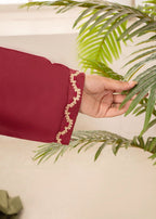 MAROON RINGELS 2PCS