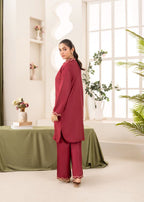 MAROON RINGELS 2PCS