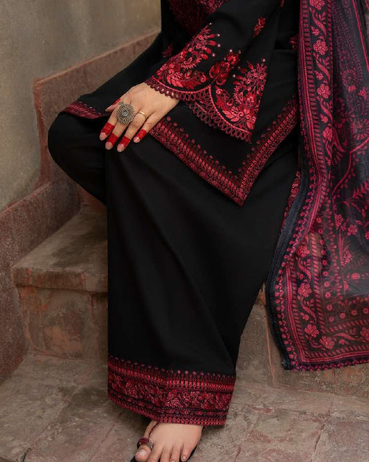 RED SCARLET 3PC STITCHED