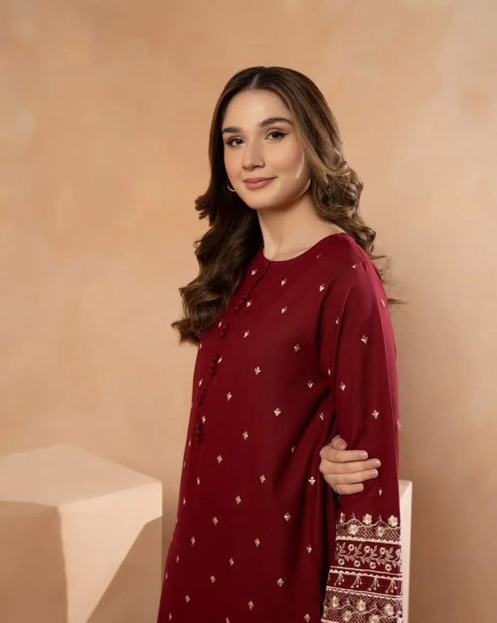 POP GARNET 2 PC STITCHED