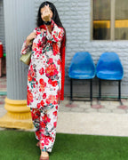 PRINTED FLORA 2 PC STITCHED