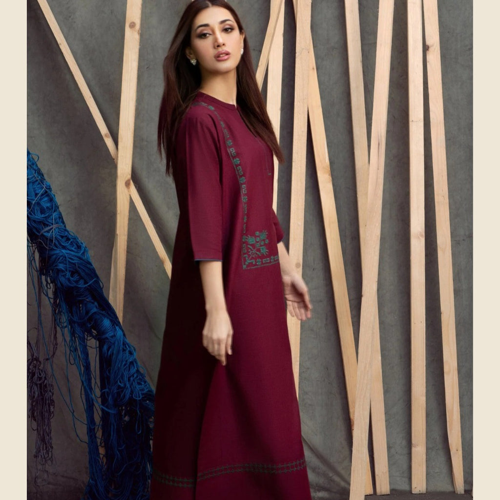 SAWERA EMBROIDERED KURTI