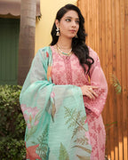BLOSSOM 3 PC STITCHED