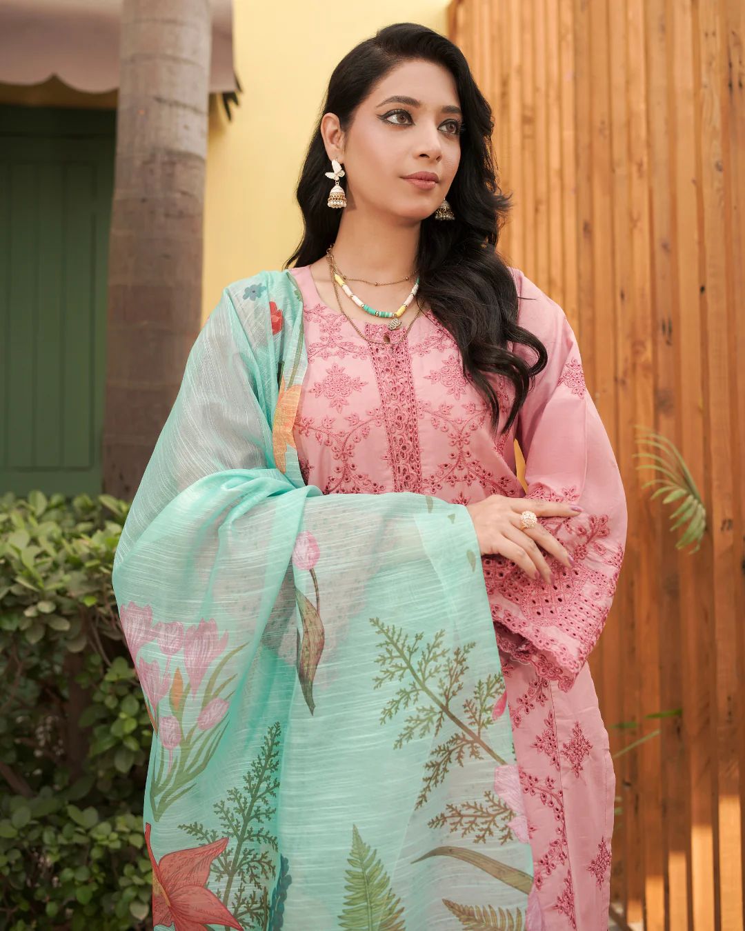 BLOSSOM 3 PC STITCHED
