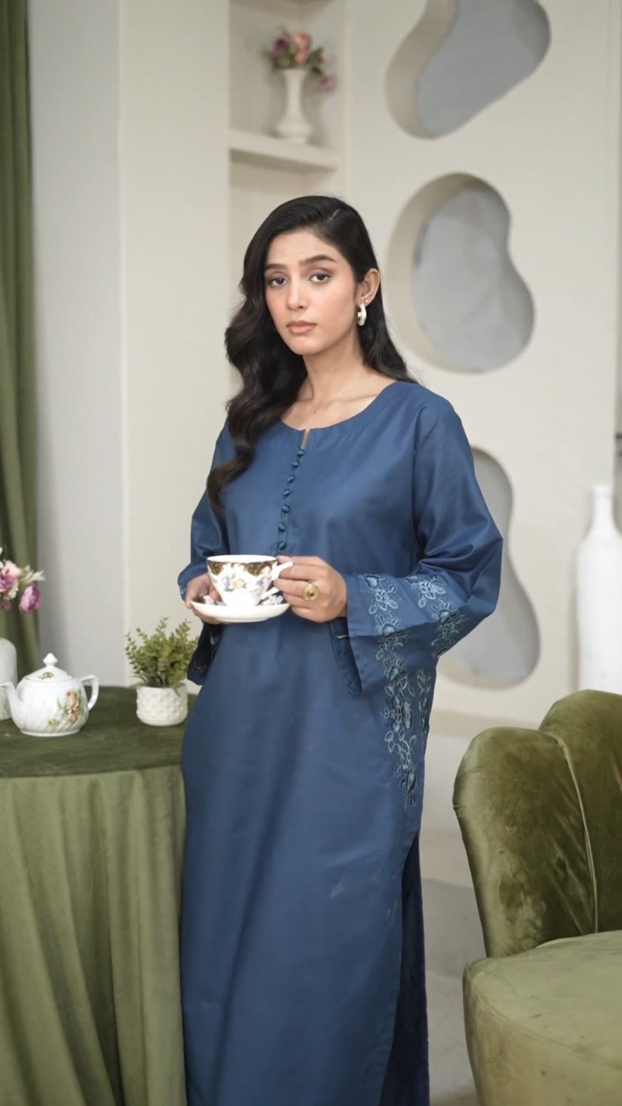 CHIC POCKET 2PCS STITCHED