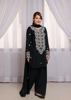 BLACK ALLURE 2PCS STITCHED