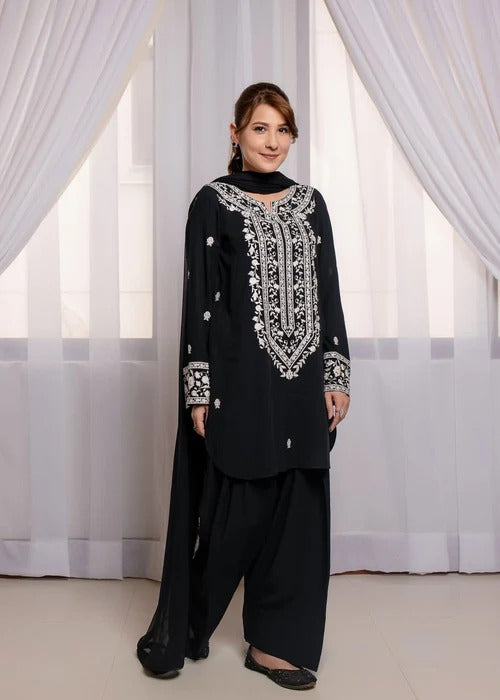 BLACK ALLURE 2PCS STITCHED