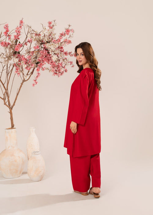 PEPLUM RED 2PCS