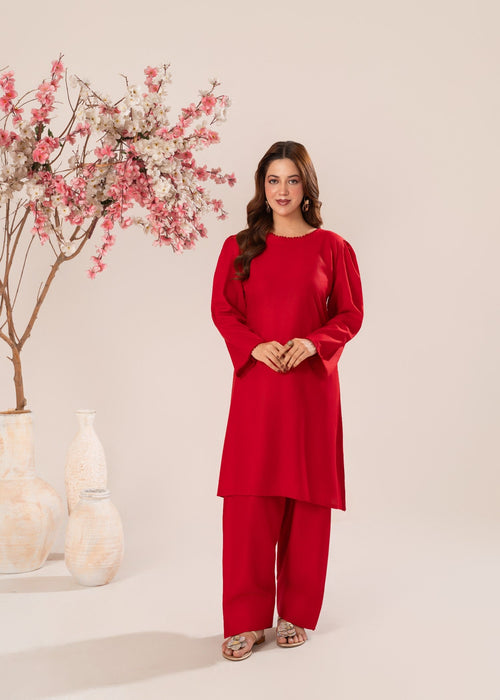 PEPLUM RED 2PCS