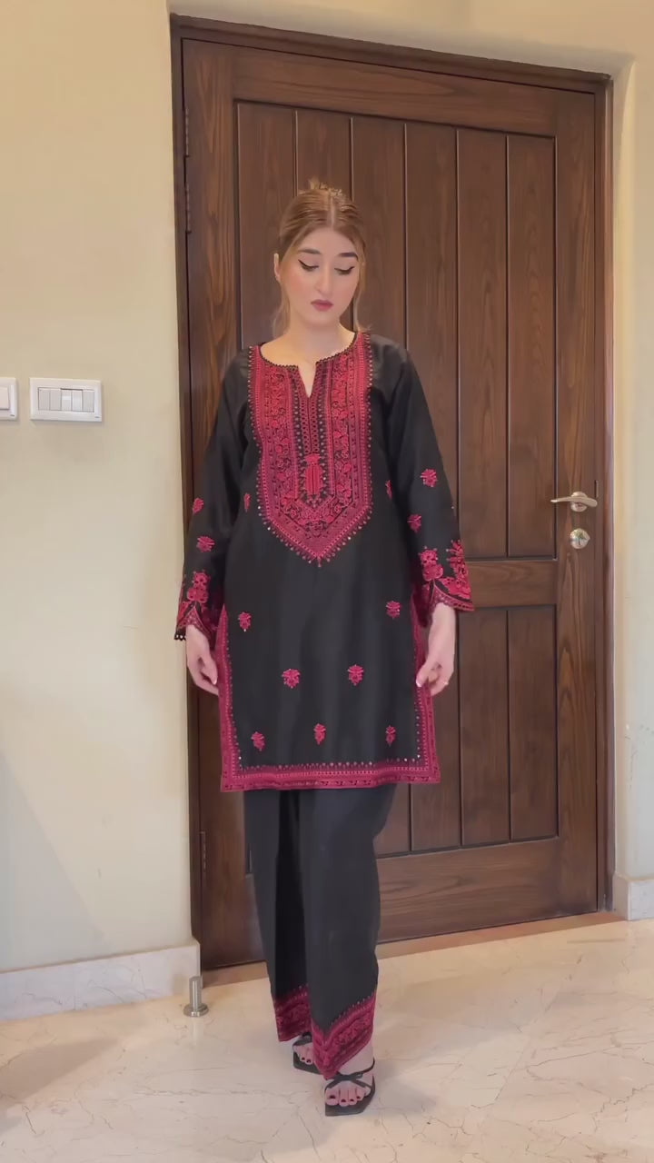 RED SCARLET 3PC STITCHED