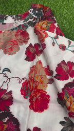 PRINTED FLORA 2 PC STITCHED